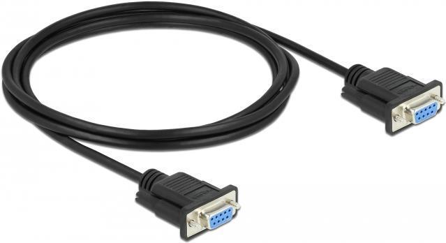 Image du produit Delock Câble de raccordement null-modem RS-232 DB9, (f-f) 2 m (2 m, Câbles industriels)