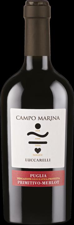 Actual product image San Marzano Primitivo Merlot Luccarelli Campo Marina IGP Puglia (1 x 75 cl, 2018)