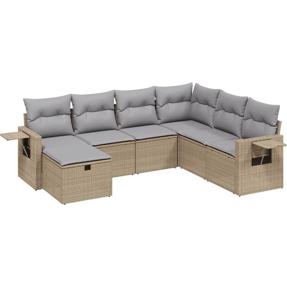 VidaXL, Gartenlounge, 10-tlg. Garten-Lounge-Set mit Kissen