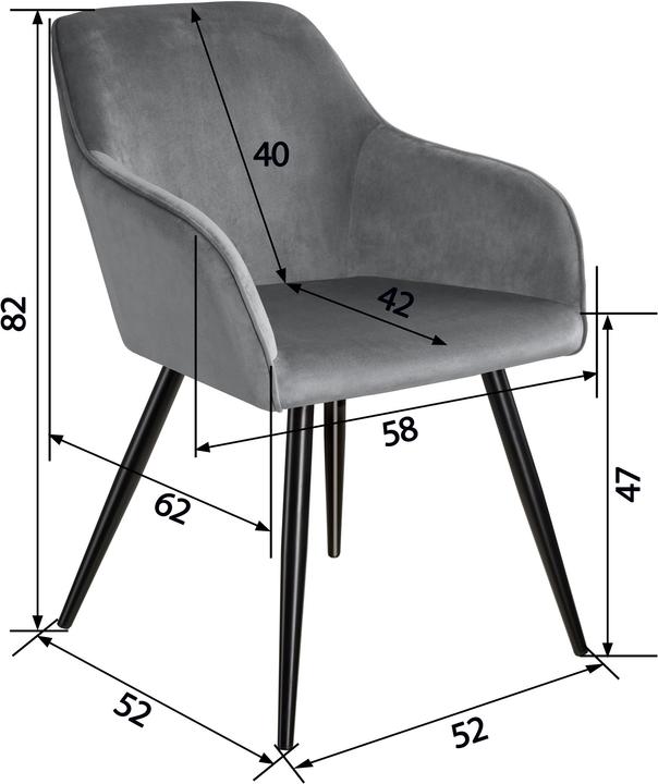 Actual product image tectake Marilyn