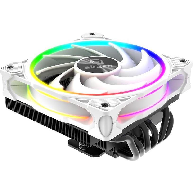 Akasa chladič CPU - SOHO H6L RGB white, Dissipatore CPU, Bianco