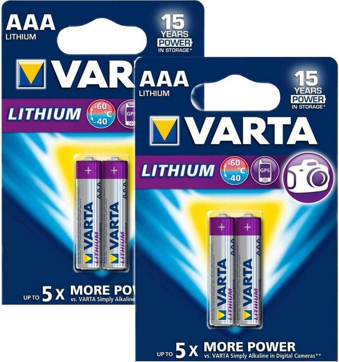 Image du produit Varta ULTRA Lithium (4 pcs, AA, 3000 mAh)