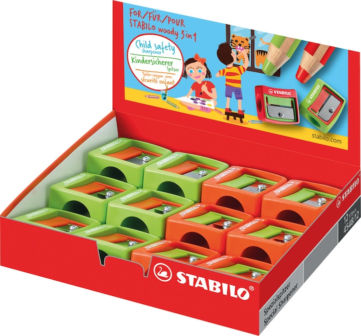 Image du produit STABILO Taille-crayon boisé 3 en 1 Crayons