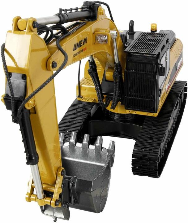 Produktbild Amewi G705E Bagger Metall 1:14 RTR gelb (RTR Ready-to-Run)