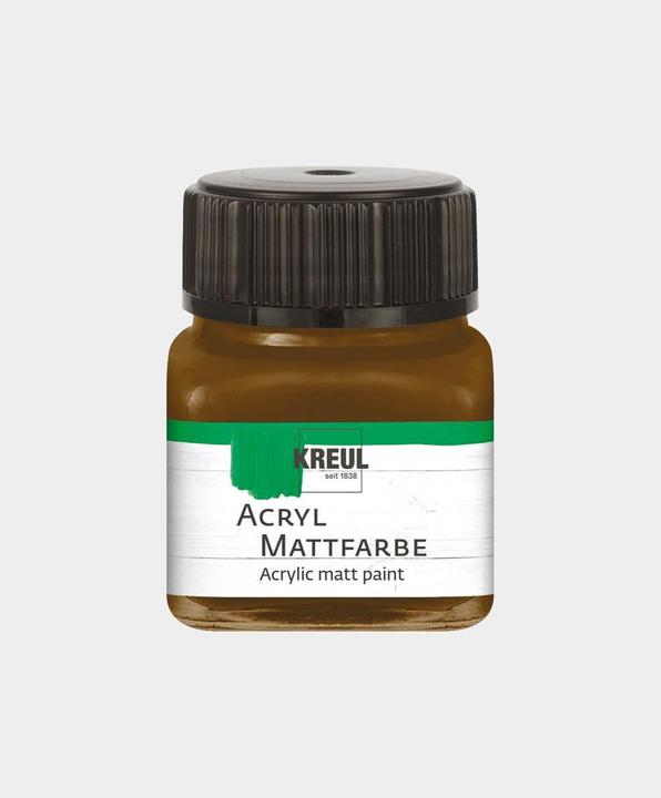 Immagine prodotto Kreul Vernice acrilica opaca, 20 ml (Marrone scuro, 20 ml)