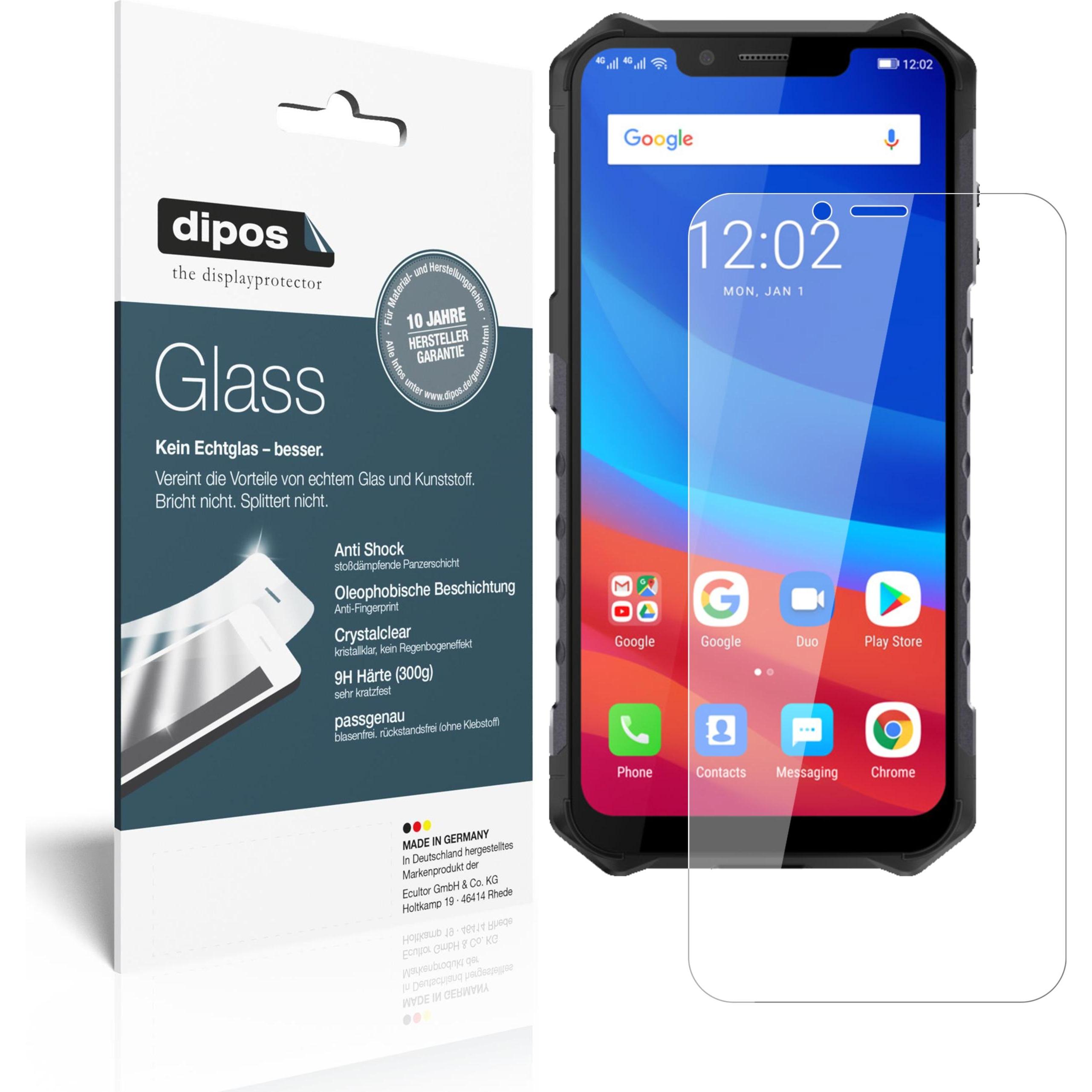 Dipos Displayschutz Anti-Shock (1 Stück, Ulefone Armor 6E), Smartphone Schutzfolie, Transparent