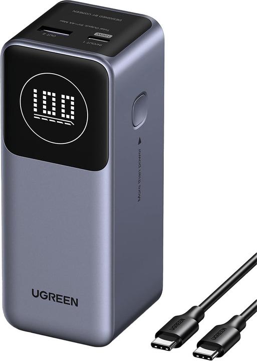 Productafbeelding Ugreen Snel opladen Powerbank (12000 mAh, 100 W, 44.40 Wh)