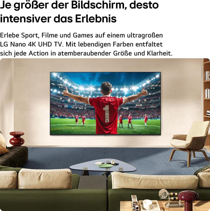 Produktbild LG 85NU800B6LA (85", NU800B, LCD, 4K, 2026)