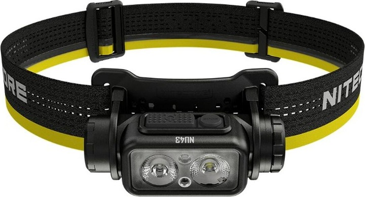 Image du produit Nitecore NU43 Noir, Jaune Lampe de poche frontale LED (1400 lm)