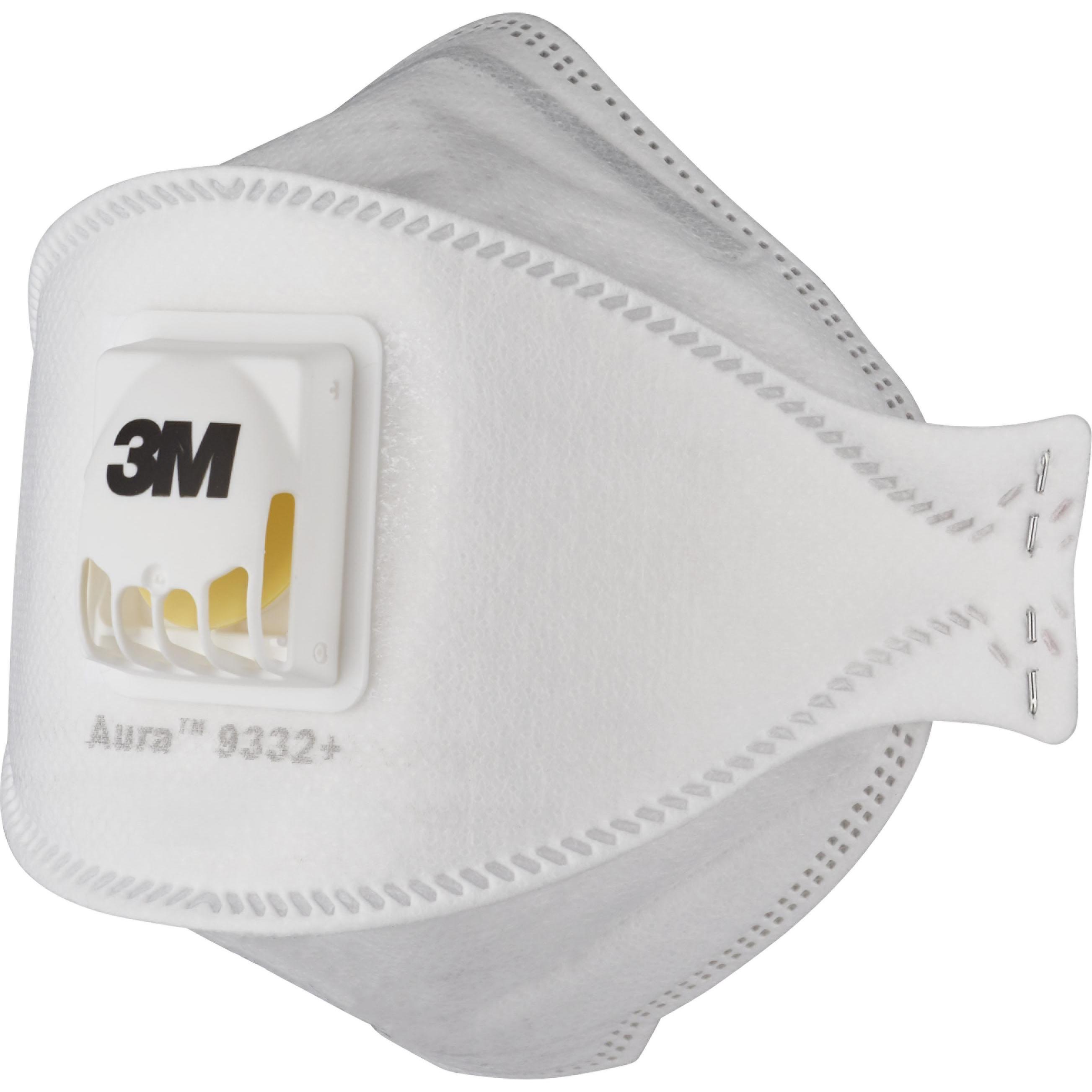 3M, Maschera respiratoria, Maschera antiparticolato Aura 9332PRO10 (FFP3, 10x)