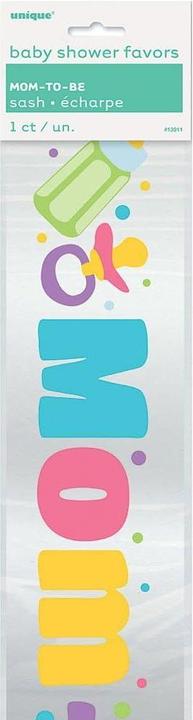 Actual product image Unique Party Mom To Be Satin Baby Shower Party Sash