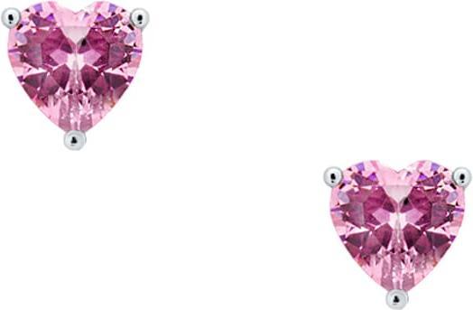 Immagine prodotto Candy Orecchini a cuore Lola, argento Sterling 925, rosa (Argento 925)