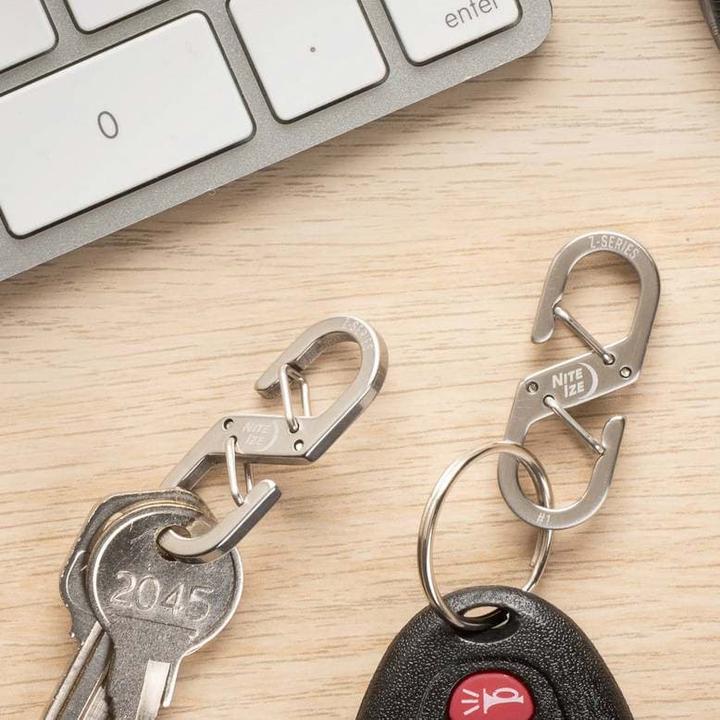 Actual product image Nite Ize ZSeries 1 Edelstahl-Doppelkarabiner