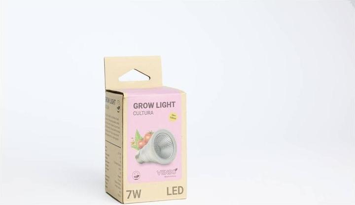 Actual product image Venso EcoSolutions E27 "Cultura" plant lamp 7W 60 °, improved photosynthesis and higher chlorophyll (LED, 240 V)