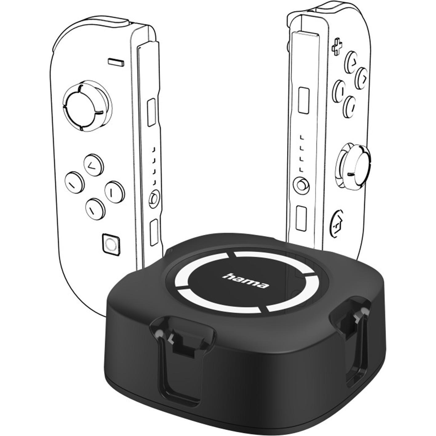 Hama 4-fach (Switch), Gaming Controller Zubehör, Schwarz