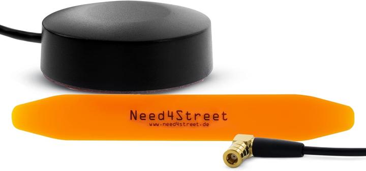 Need4Street DAB+ Autoantenne mit Verstärker und SMB-Stecker