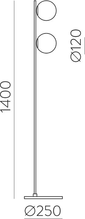 Produktbild ACB Iluminacion ACB Stehleuchte Doris (G9)