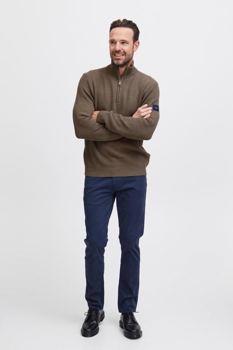 Produktbild FQ1924 FQKyle ribbed texture halfzip - Pullover - 21900568 (XL)