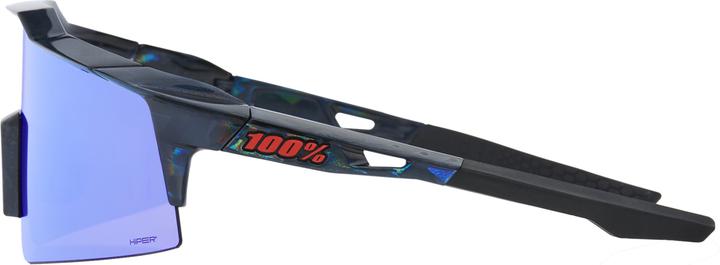 Image du produit 100% Lunettes Speedccraft Sl-Black Holographic-Hiper Blue Multilayer Mi (Noir, Noir holographique, Bleu glacier)