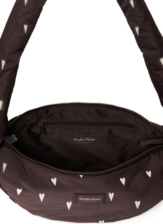 Immagine prodotto Studio Noos Puffy Mini Cross Bag Brown Hearts
