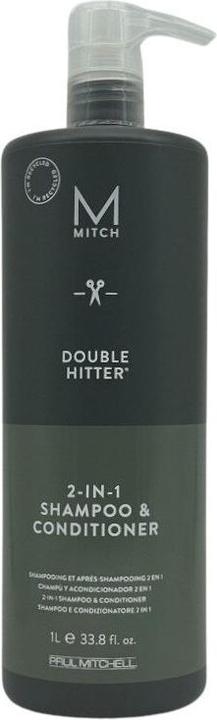 Produktbild Paul Mitchell Mitch Double Hitter 2-in-1 Shampoo & Conditioner (1000 ml, Flüssiges Shampoo)