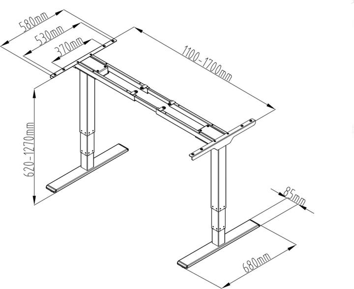 Actual product image Digitus Table frame