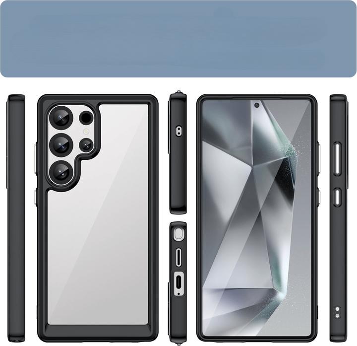 Actual product image Cover-Discount Galaxy S25 Ultra - Schützende Acryl-Handyhülle mit erhöhtem Rand (Samsung Galaxy S25 Ultra)