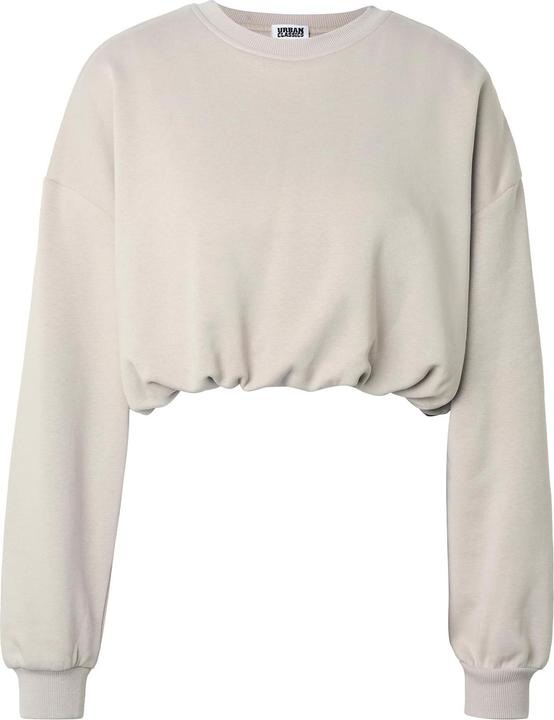Produktbild Urban Classics Ladies Cropped Gathered Sweatshirt cloud M (M)