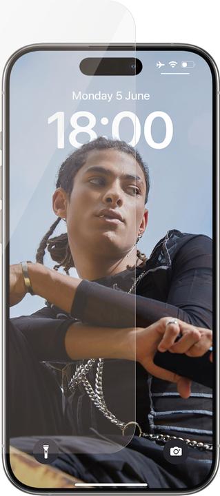 Produktbild PanzerGlass SAFE. Screen Protector Ultra-Wide Fit (1 Stück, Apple iPhone 15 Pro)