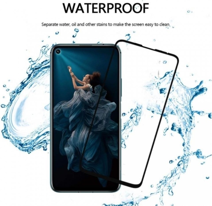 Produktbild Screenguard Huawei Nova 5T Full Screen Panzerglas Schutzfolie 2.5D 9H (1 Stück, Huawei Nova 5T)