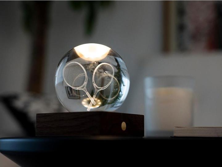 Actual product image Gingko Amber Crystal Light