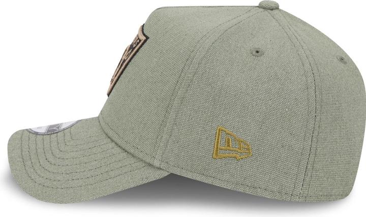 Actual product image New Era A-Frame Trucker Canvas Cap - Las Vegas Raiders olive (One size)