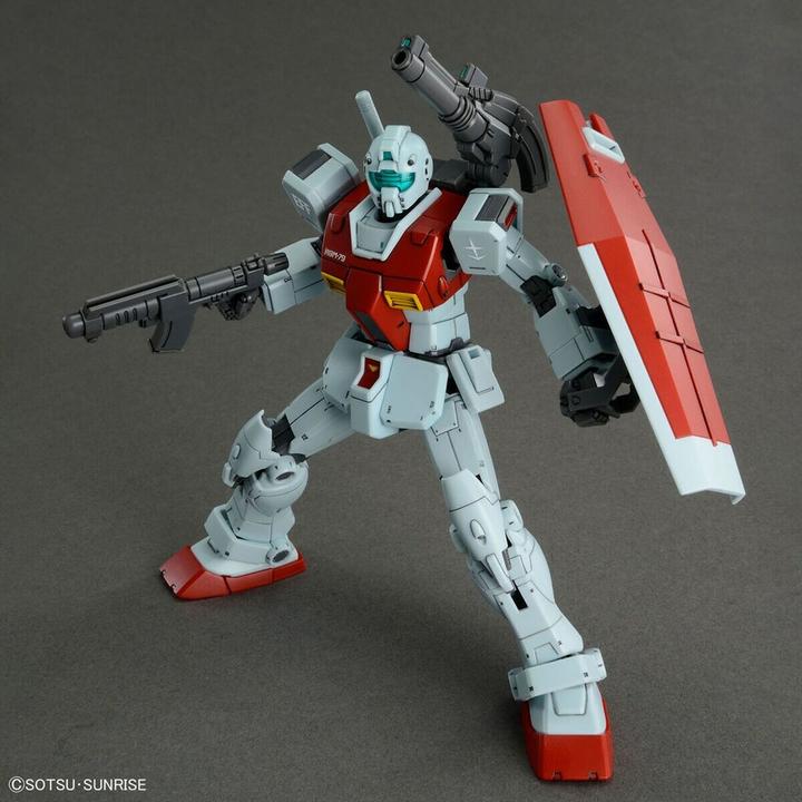 Actual product image Bandai GUNDAM - HG 1/144 GM (Shoulder Cannon / Missile Pod) - Model Kit