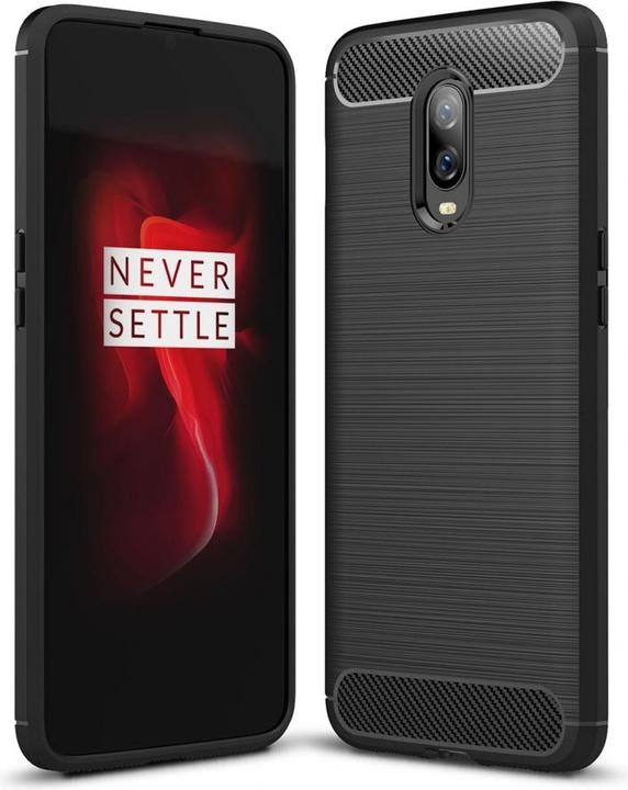 Produktbild Screenguard OnePlus 6T Hülle Carbon Brushed Soft TPU (OnePlus 6T)