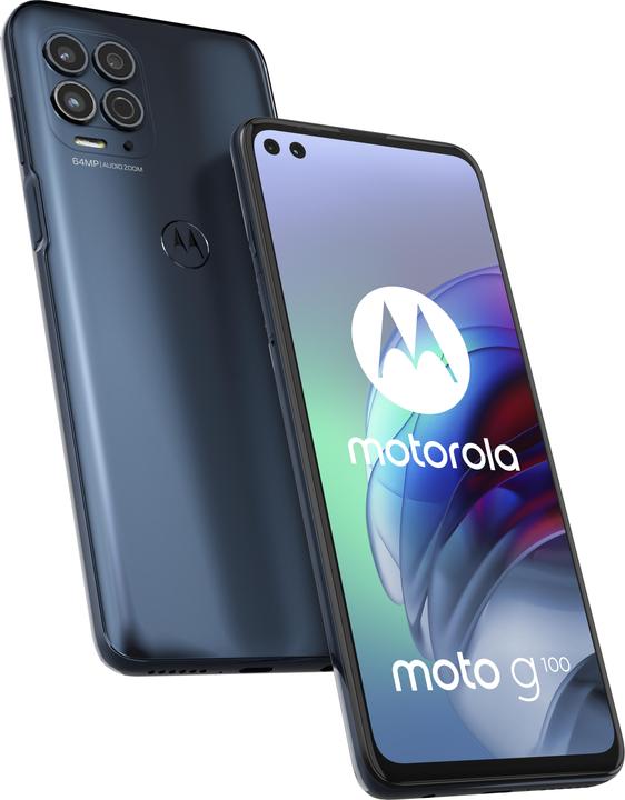 Produktbild Motorola Moto G100 (128 GB, Slate Grey, 6.70", Dual SIM, 5G)