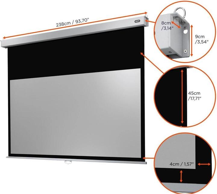 Actual product image Celexon Rollo Professional Plus (99", 16:9)