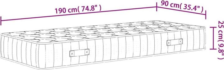 Actual product image vidaXL Jeronimus (90 x 190 cm)