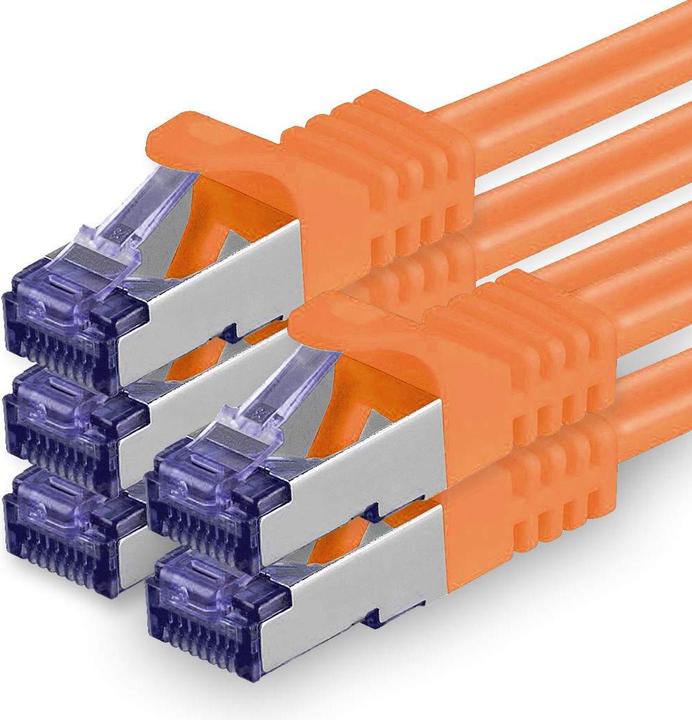 Actual product image 1aTTack Cat.7 network cable set (PiMF, SFTP, CAT7, 10 m)