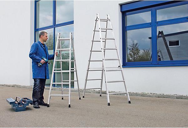 Produktbild Munk Sprossen-Stehleiter 2x6 Sprossen (Stehleiter, 183 cm)