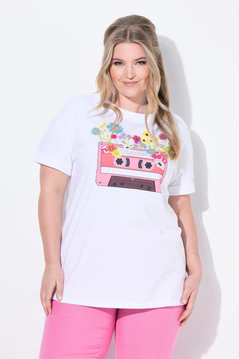 Produktbild Miamoda T-Shirt, Boxy Fit, Kassetten-Motiv (44)