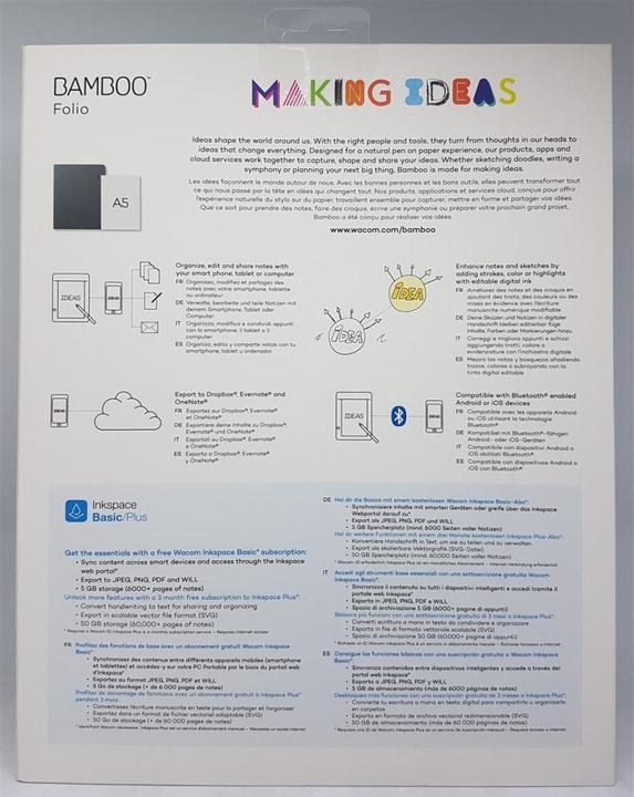 Immagine prodotto Wacom Bamboo Folio S (7")