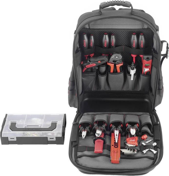 Produktbild Cimco WERKZEUG-RUCKSACK+ L-BOXX MINI (ERGO-XL30 EL. 24TLG.) (24 Teile)