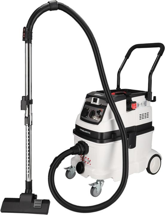 Image du produit Dedra Aspirateur industriel avec nettoyage automatique du filtre et connexion pour compresseur (Aspirateur eau et poussière)