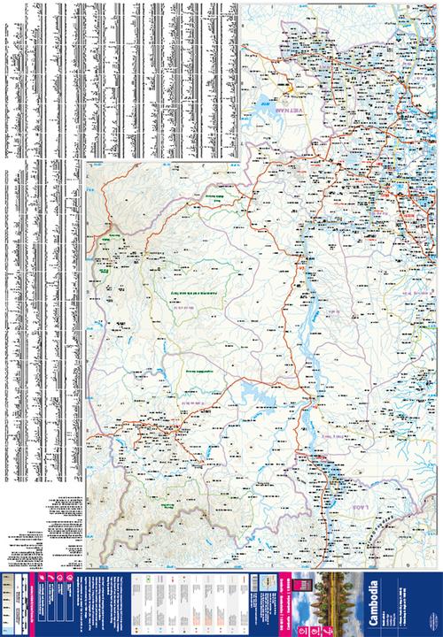 Actual product image Map Kambodscha / Cambodia (1:500.000)