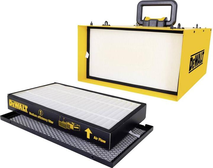 Actual product image DeWalt DWXAF201 Luftreiniger 28 m² Gelb-Schwarz (28 m²)