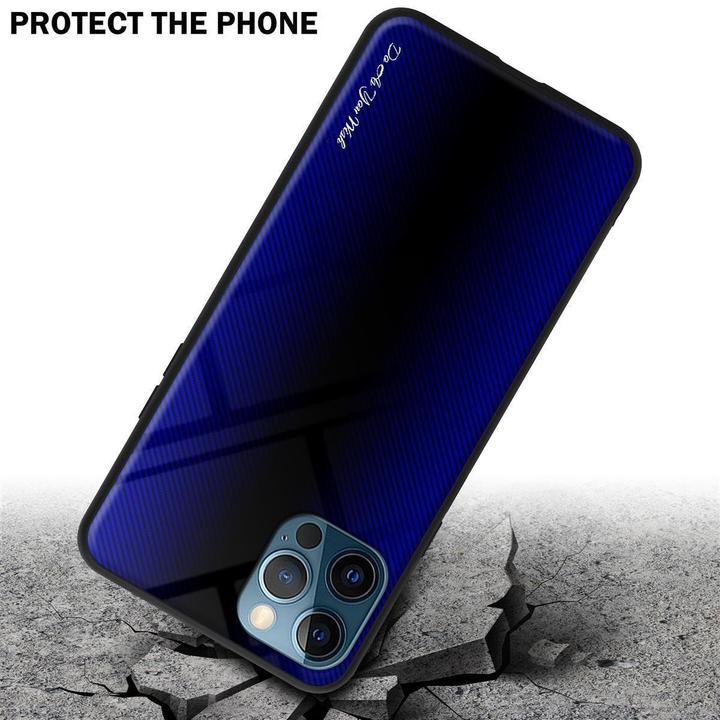 Immagine prodotto Cadorabo Copertura di vetro a strisce in TPU (Apple iPhone 12, Realme 12 Pro+)