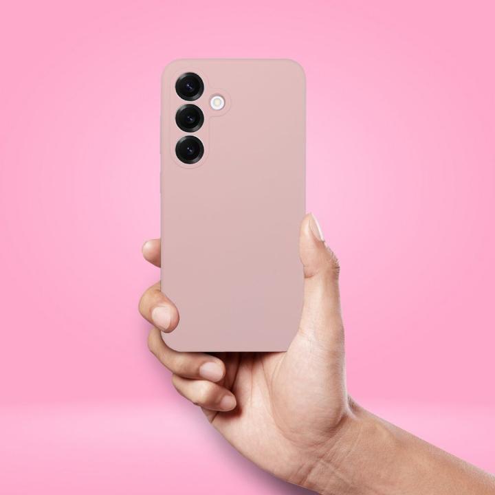 Actual product image OEM Back panel cover Case SILICONE 2mm for SAMSUNG S25 Ultra compatible with MagSafe sand pink (Samsung Galaxy S25 Ultra)
