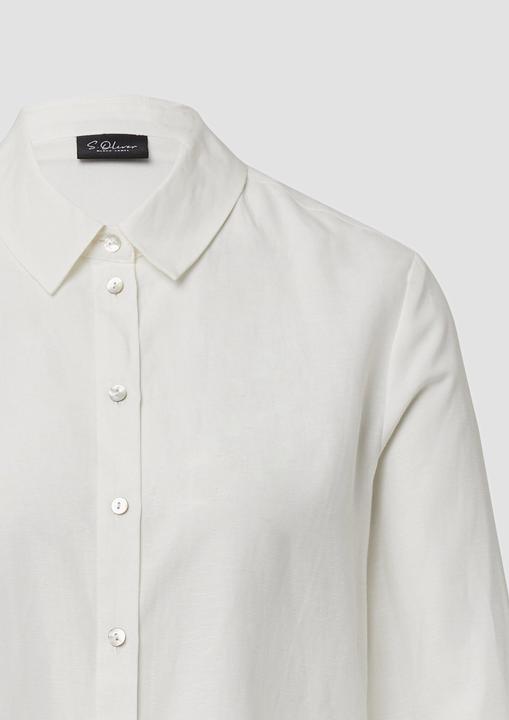 Immagine prodotto s.Oliver Bluse Hemdbluse aus Leinenmix (38)