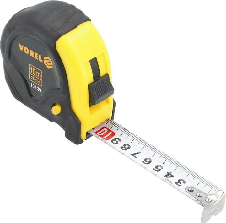 Image du produit Toya Mètre ruban 10 mx 25 mm rouge - noir (10 m)