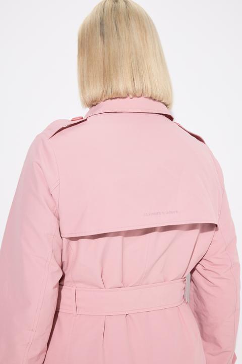 Produktbild Ulla Popken Trenchcoat, A-Linie, Hemdkragen, Bindegürtel (50, 52)